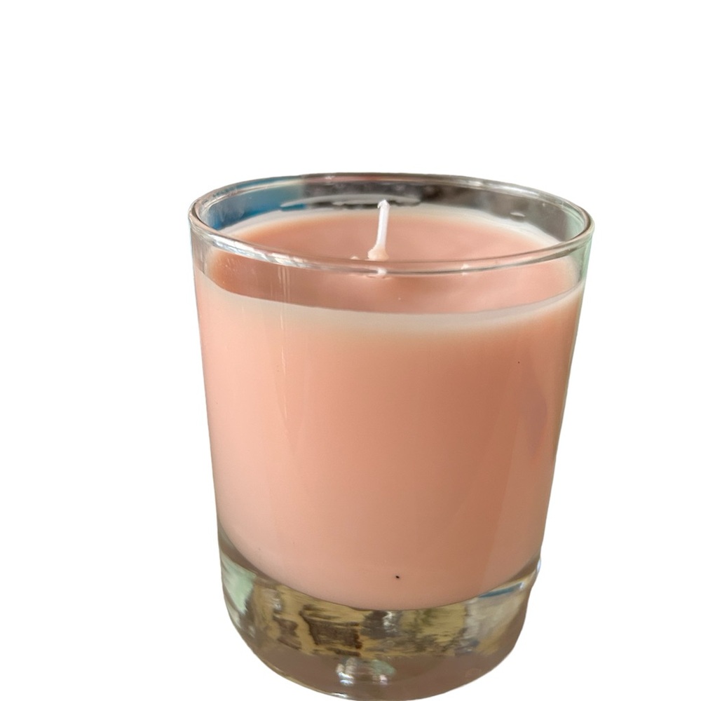Hand Crafted Beauty & The Beach Scented Candle In Vintage Container